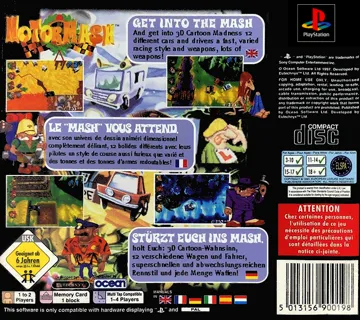 Motor Mash (EU) box cover back